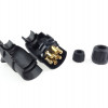 Aanhanger plug 7 polig met moer