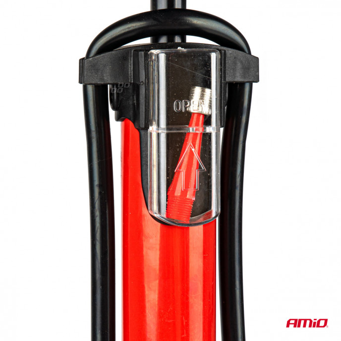 Metalen handpomp met manometer PU02