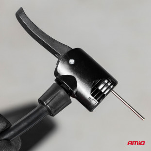 Metalen handpomp met manometer PU02