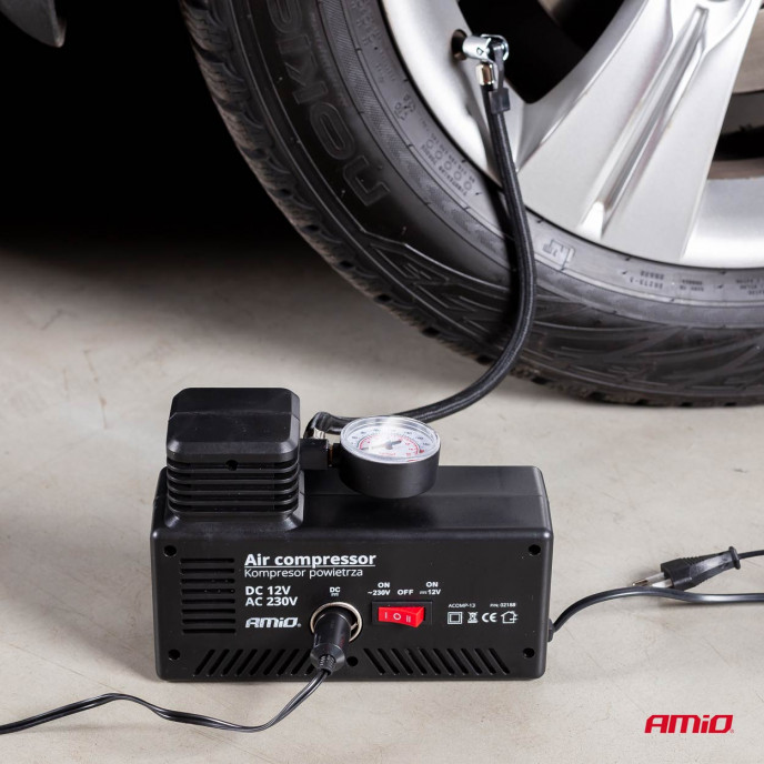 Auto Luchtcompressor 12V/230V Acomp-13