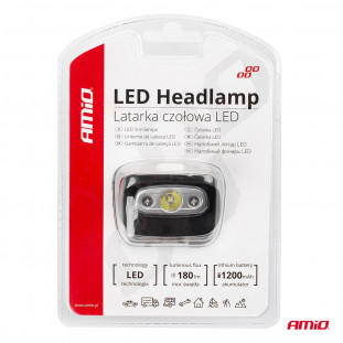 Koplamp LED 3W 1200mA oplaadbaar 180Flux IPX4