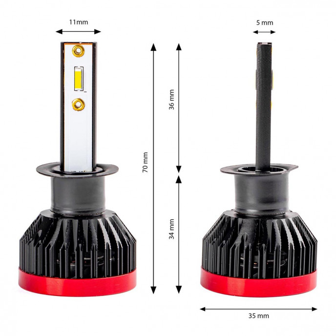 LED-koplampen BF-serie H1 AMiO-02240