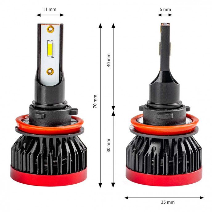LED-koplampen BF-serie H8/H9/H11/H16 AMiO-02245
