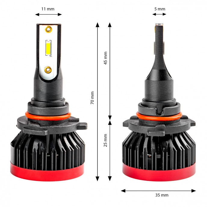 LED-koplampen BF-serie HB3 9005/HIR1 9011/H10 AMiO-02246