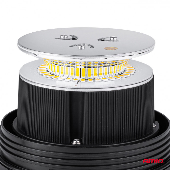 Waarschuwingslamp W02M Magnetisch R65 R10 39LED 12/24V IP56 AMIO-02300
