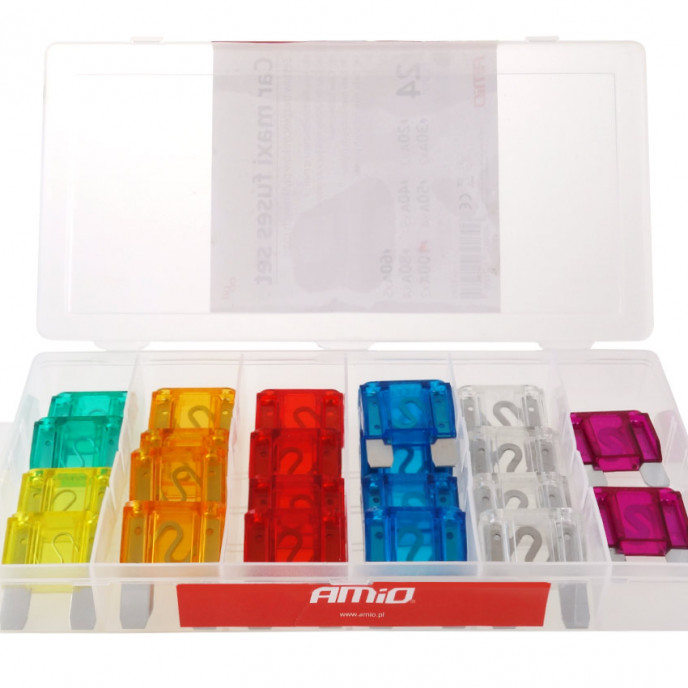 MAXI zekeringkast mix 24st, assortiment 