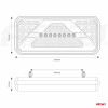 LED-achterlicht AMiO RCL-02-L dynamisch, links