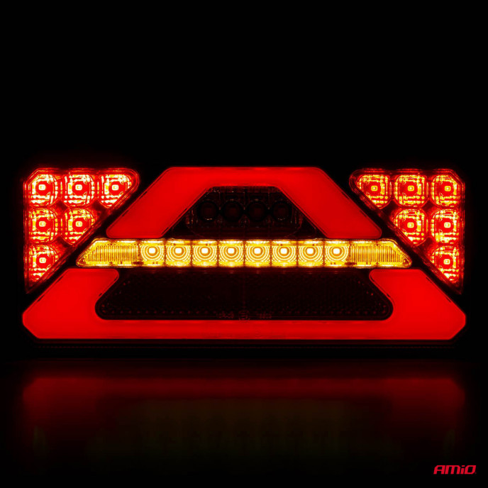 LED-achterlicht AMiO RCL-02-L dynamisch, links
