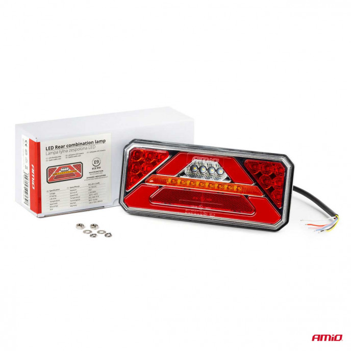 LED-achterlicht AMiO RCL-02-L dynamisch, links