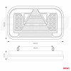 Led-achterlamp AMiO RCL-03-R dynamisch, rechts