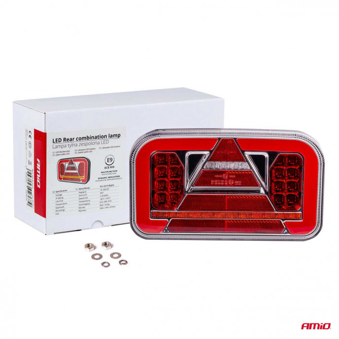 Led-achterlamp AMiO RCL-03-R dynamisch, rechts