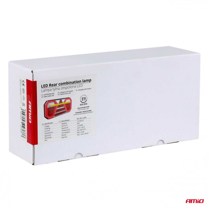 Led-achterlamp AMiO RCL-04-L dynamisch, links