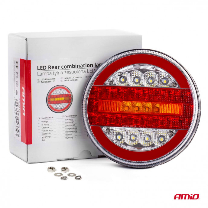 Achtercombinatie LED-lamp AMiO RCL-07-LR dynamisch links/rechts