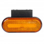 Markering omtrek LED-lamp AMiO OM-01-O ovaal, oranje