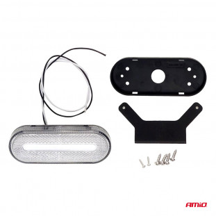 Markeringsomtrek LED-lamp AMiO OM-01-W ovaal, wit