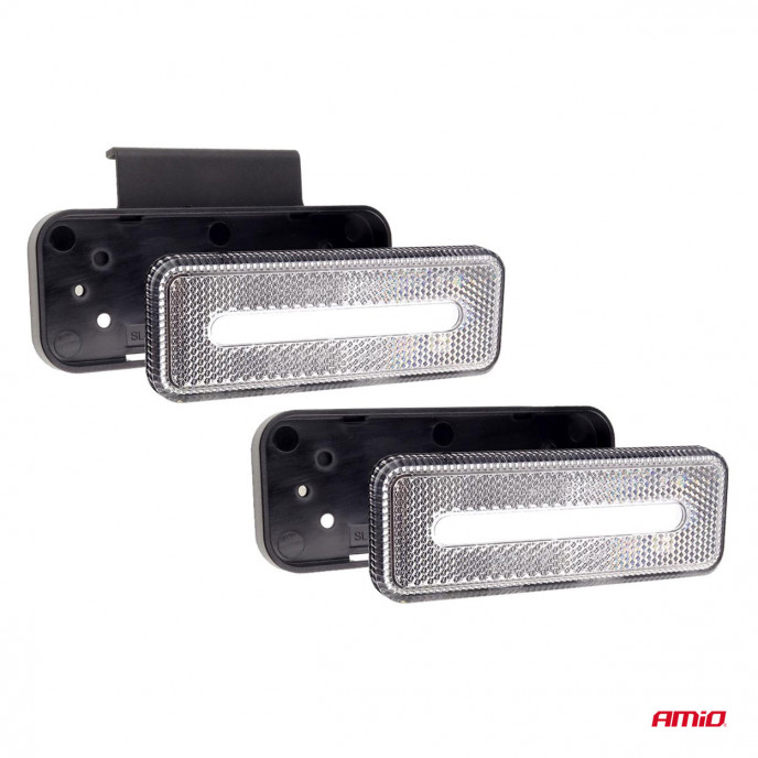 Markeringsomtrek LED-lamp AMiO rechthoekig, wit