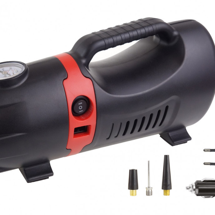 Auto Luchtcompressor 12V/230V Acomp-09