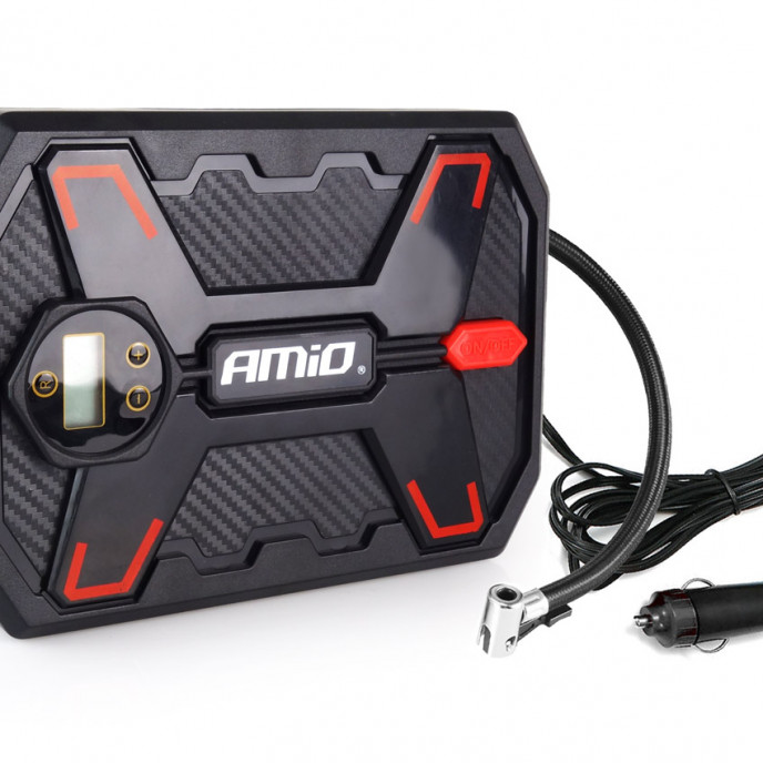 Auto Luchtcompressor met digitale manometer en LED-verlichting 12V Acomp-11