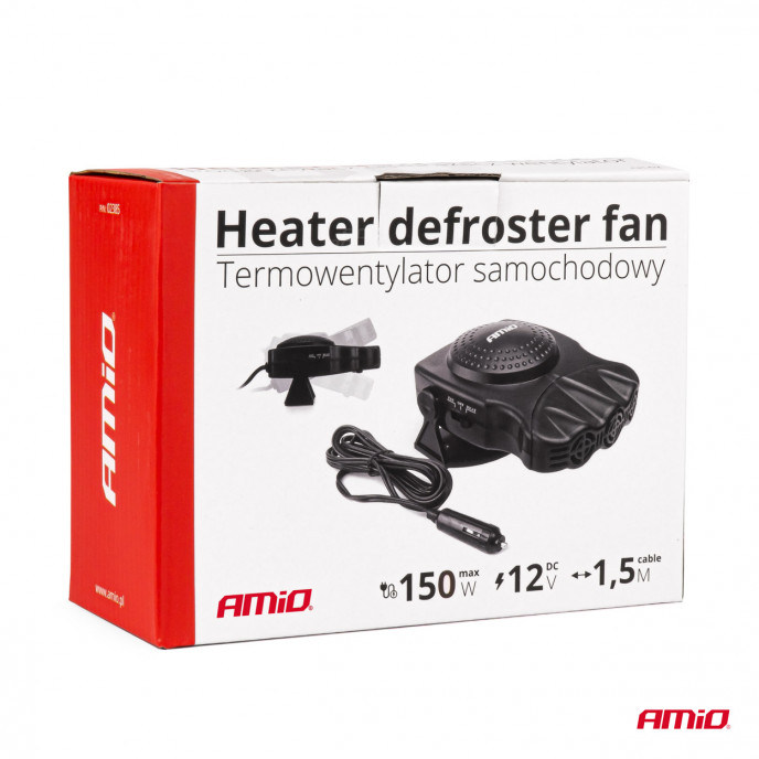 Verwarming, ontdooier, ventilator -12V 150W