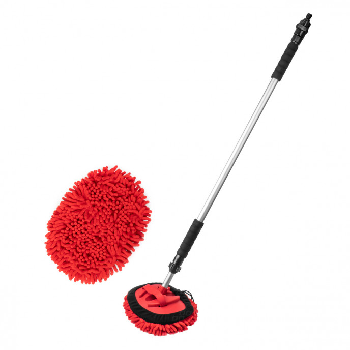 Microvezel telescopische wasborstel 98-168cm AMIO-02397