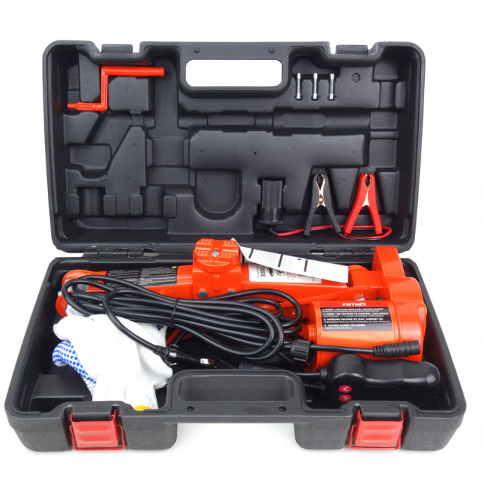 Elektrische schaarkrik met afstandsbediening en reparatiekit 3T 12V AMIO-02406