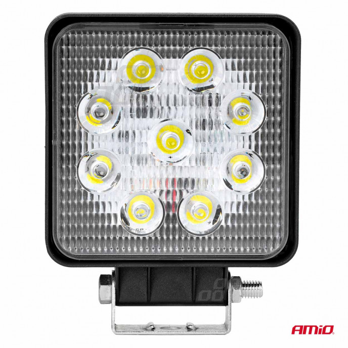 Werklamp LED 9-36V, afmeting 110x110mm