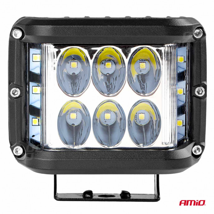 Werklamp AWL08 12 LED 9-36V, 110x75mm, floodlight vorm