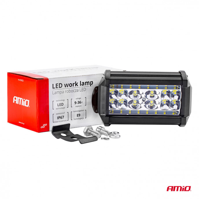 Werklamp AWL09 28 LED, 9-36V, floodlight, afmeting: 36x82 mm