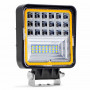 Werklamp AWL12 42 LED FLootlight & Spotlight 9-36V, afm.: 110x110mmm Angel Eyes 