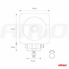 Werklamp AWL18 1LED HP SPOT 9-36V