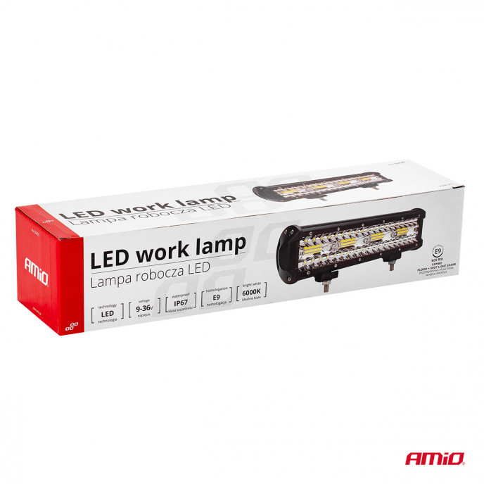 Werkende LED lichtbalk AWL21 80LED COMBO 9-36V