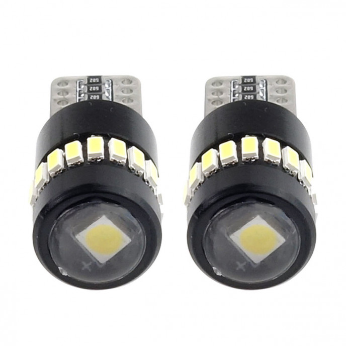 LED CANBUS 18SMD 3014 + 1SMD 1SMD T10 W5W Wit 12V/24V