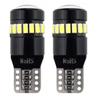 LED CANBUS 18SMD 3014 + 1SMD 1SMD T10 W5W Wit 12V/24V