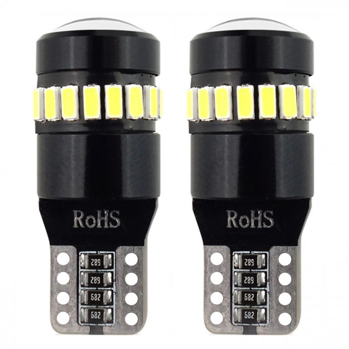 LED CANBUS 18SMD 3014 + 1SMD 1SMD T10 W5W Wit 12V/24V