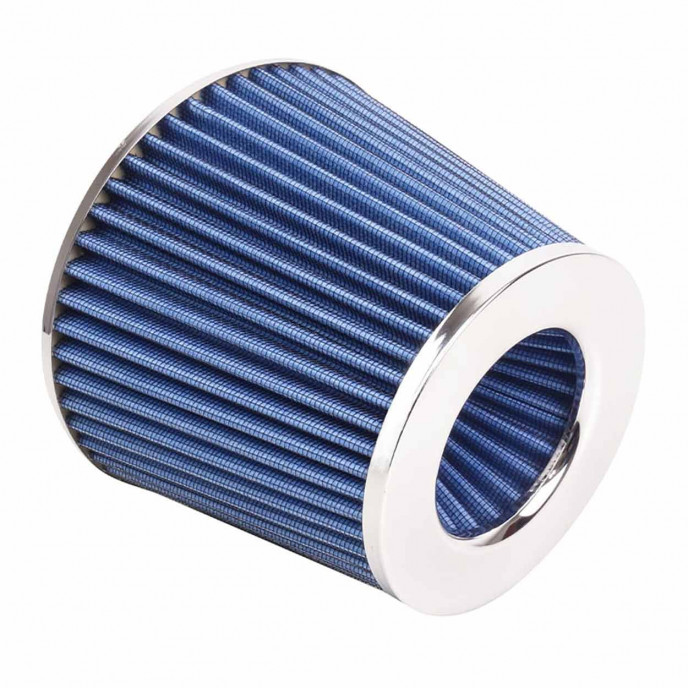 Car Air Conical Filter blauw, universeel, 3 montageadapters AMIO-02458
