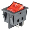 Rechthoekige schakelaar 12V/230V (met rood licht) BU02