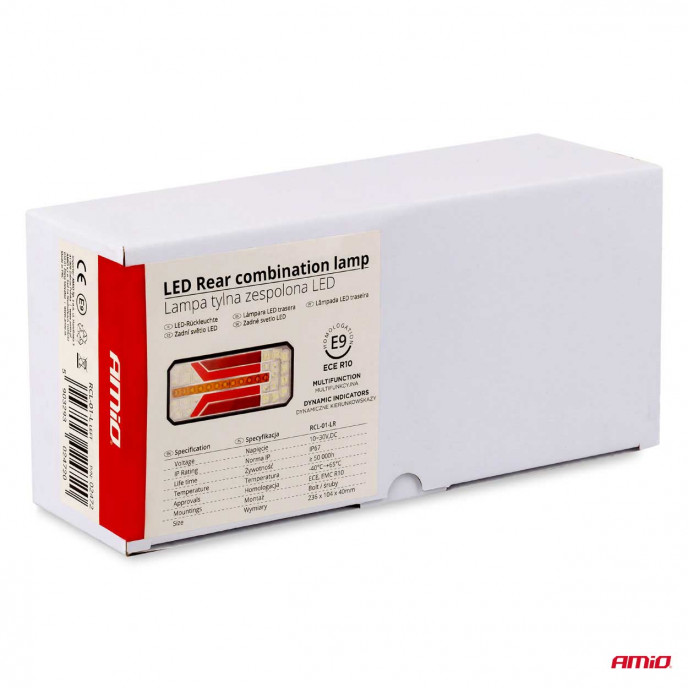 Led-achterlicht AMiO RCL-01-LR dynamic, links