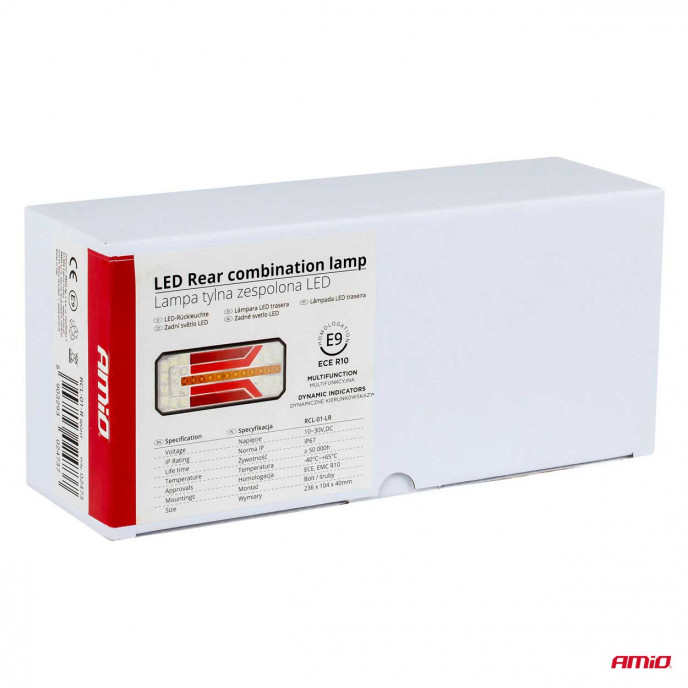 Led-achterlicht AMiO RCL-01-LR dynamisch, rechts
