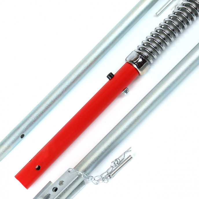 Metalen trekhaak 3T 205cm met veerdemper