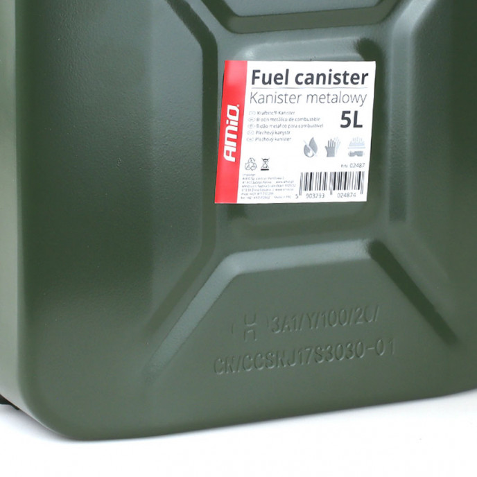 Metalen jerry can 5L AMiO-02487