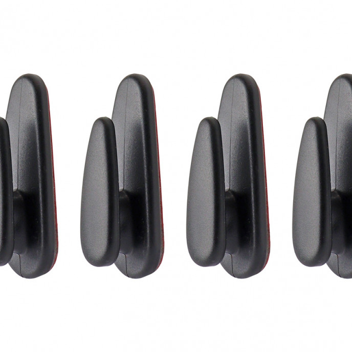Auto Plastic Haken / organizers met tape 4 stuks