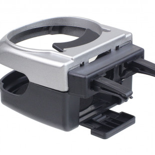 Vent mount universele bekerhouder zilver DH-04