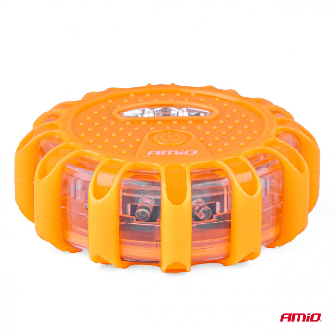 Weg Draagbare LED-waarschuwingslamp met werkende zaklampfunctie 3xAAA IP65 12SMD + 3SMD