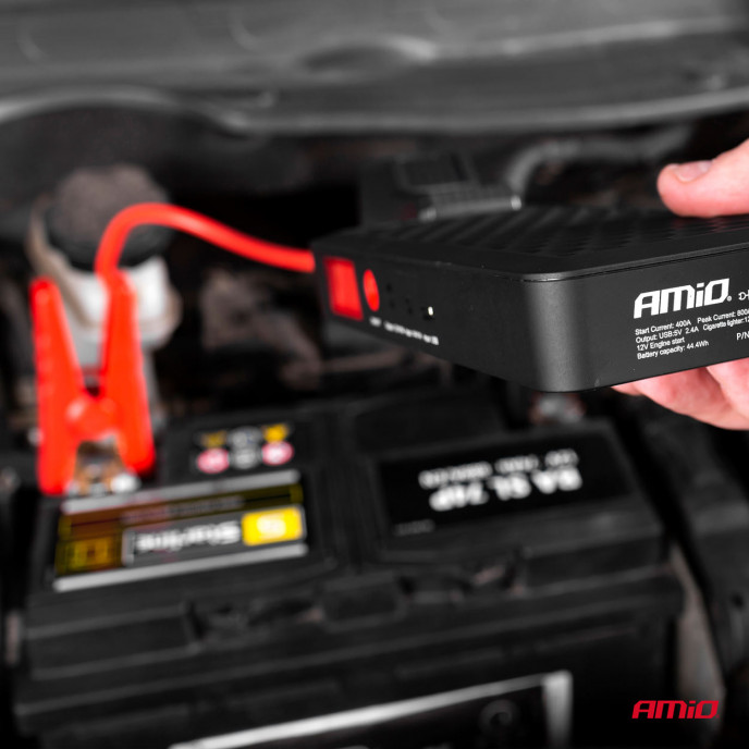 Draagbare Jumpstarter met Powerbank 12V 4Ah 800A SJ02