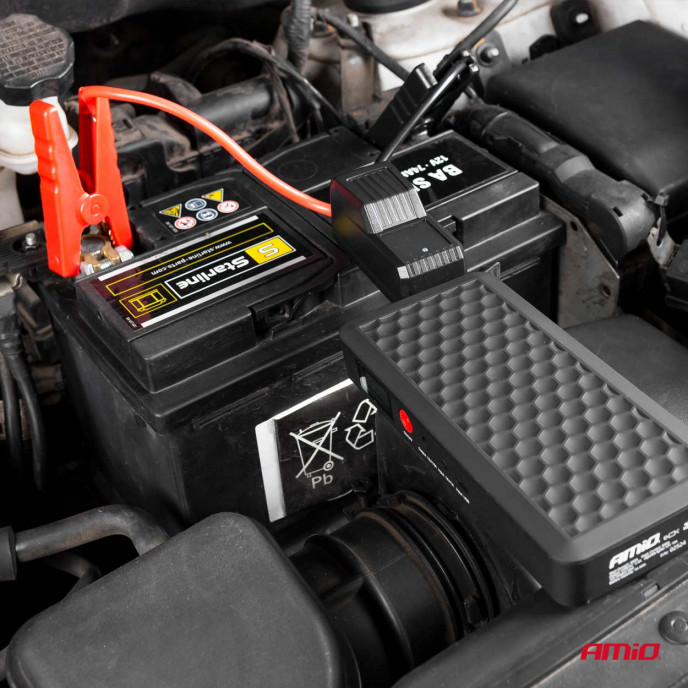 Draagbare Jumpstarter met Powerbank 12V 4Ah 800A SJ02