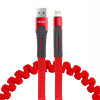 USB naar Lightning veerkabel 1.2m AMiO UC-13