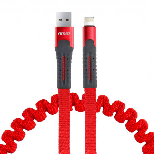 USB naar Lightning veerkabel 1.2m AMiO UC-13
