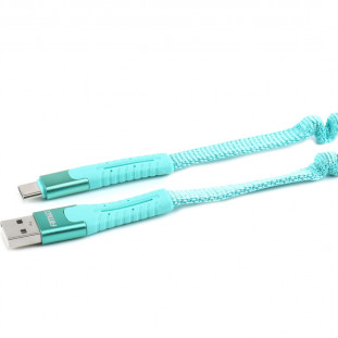 USB naar USB-C veerkabel 1,2 m AMiO UC-14