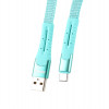 USB naar USB-C veerkabel 1,2 m AMiO UC-14