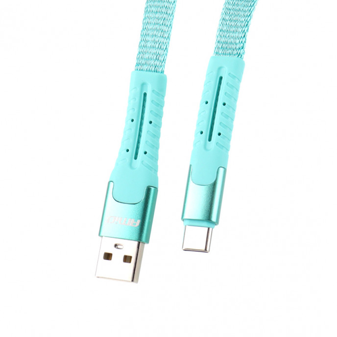USB naar USB-C veerkabel 1,2 m AMiO UC-14
